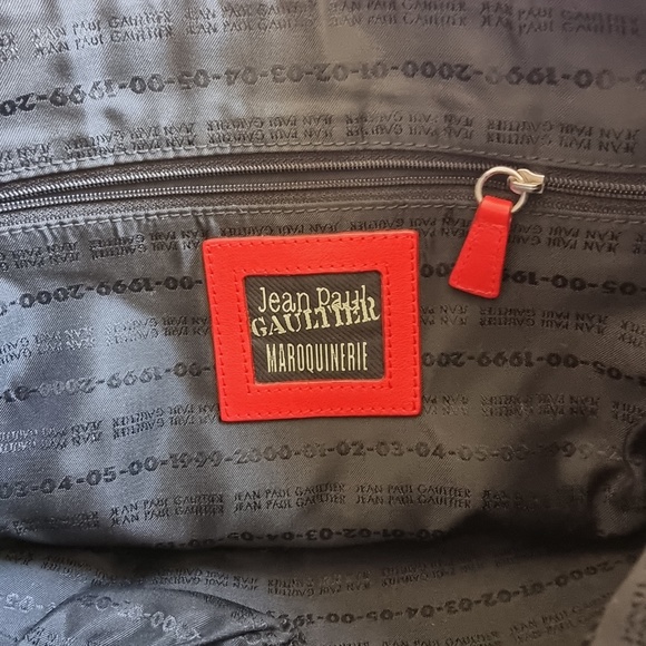 Jean Paul Gaultier Red Leather small handbag Vintage 90s - Picture 4 of 14